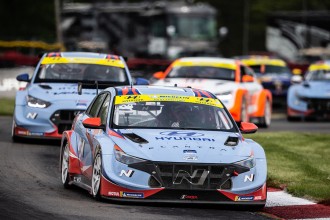 Chase/Norman score the Hyundai Elantra N’s first win in IMSA