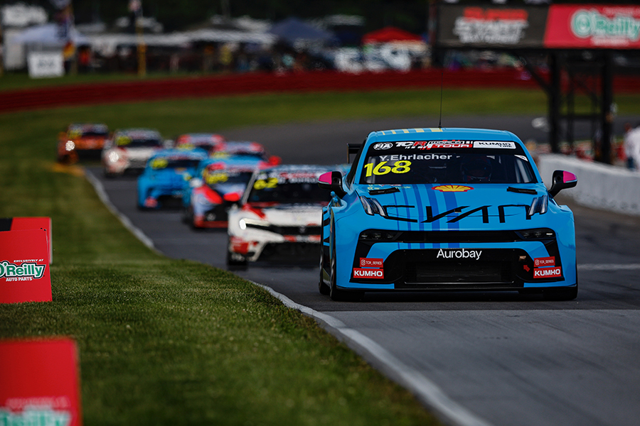 Yann Ehrlacher leads Cyan Racing 1-2-3 in Mid-Ohio Race 2 - TCR World ...