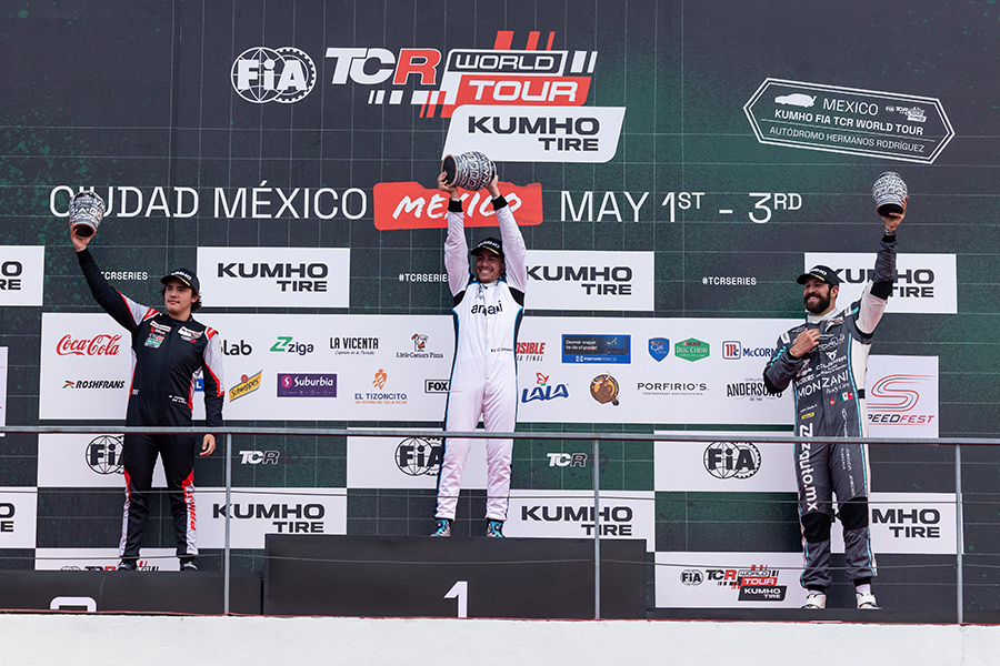 C. Zesati and Sandoval share honours in TCR México races